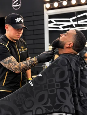 Joshua, barber at Cibao