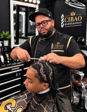 Mr Fade, barber at Cibao